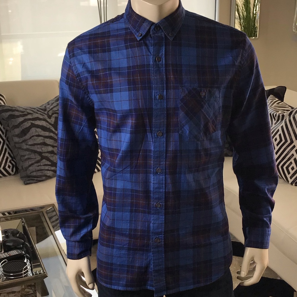 MANGO - Regular Fit Plaid shirt